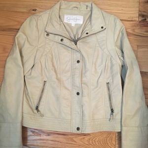 Jessica Simpson fake leather jacket
